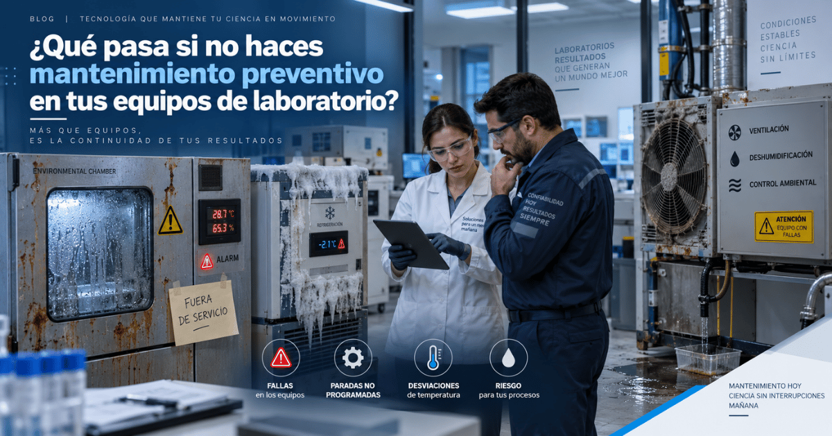 ¿Qué pasa si no haces mantenimiento preventivo en tus equipos de laboratorio?