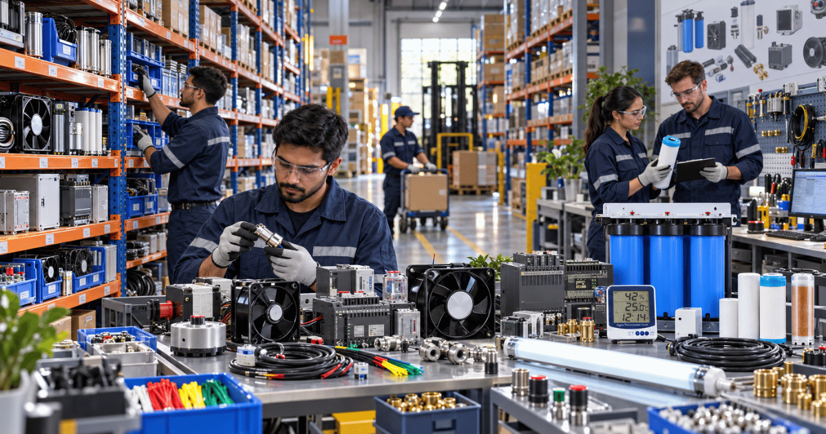 Suministro de Repuestos para Equipos Industriales o Laboratorios